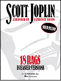 Scott Joplin 18 rags in easier versions - sheet music book cover