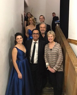 Varese Sarabande RSNO: Backstage after the Edinburgh Concert - photo courtesy of the RSNO