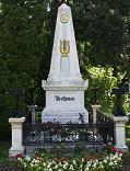 The Grave of Ludwig van Beethoven in Central Cemetery in Vienna