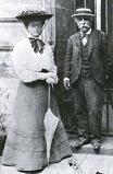Fauré with his pupil, the great educator Nadia Boulanger, ca.1904