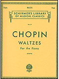 Frederic Chopin Waltzes - sheet music book cover
