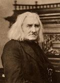 Franz Liszt photo as an old man