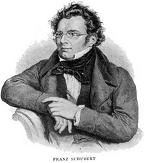 Franz Schubert - from a lithograph by Josef Kriehuber