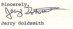 Jerry Goldsmith signature (close-up)