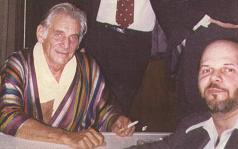 Leonard Bernstein and Jeffrey Dane by Marie Dane
