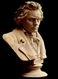 Ludwig van Beethoven, bust statue by Hugo Hagen