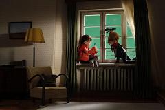 still image from the animated film Project Chopin: The Flying Machine