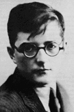 Dmitri Shostakovich as a young man