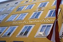 Wolfgang Amadeus Mozart's birthplace in Salzburg
