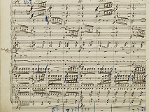 Gustav Mahler: Symphony No.2 manuscript