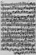 One of Johann Sebastian Bach's Solo Violin Sonatas