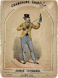 Champagne Charlie by George Leybourne and Alfred Lee - sheet music cover