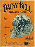 Daisy Bell by Harry Dacre - sheet music cover