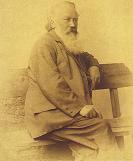 Johannes Brahms: sepia photo