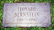 Leonard Bernstein's gravesite