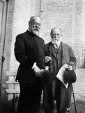 Saint-Saëns in 1915 with John Philip Sousa