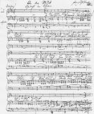 Manuscript of the 1817 lied, An Die Musik (To Music), by Franz Schubert