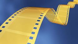 A segment of film celluloid