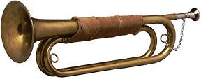 bugle with grip padding