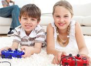Children playing Computer Games