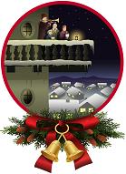 Christmas decorative scene