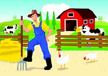 Farmer on his Farm