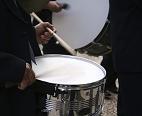 drums in a marching band