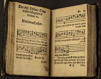 Early hymn book with Martin Luther hymn: Ein feste Burg ist unser Gott/A Mighty Fortress Is Our God