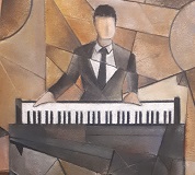 Pianist 0 - close-up of artwork by Martin Paterson