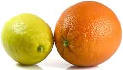 Orange and Lemon