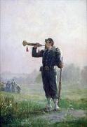 The Bugle - a 19th Century painting