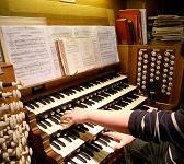 Organ Console at St. Patrick's Cathedral in Dublin