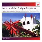 Albeniz & Granados: selected works played by John Williams (guitar) - CD cover