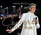 Andrea Bocelli: One Night in Central Park - album CD cover