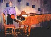 Jeffrey Dane with the Brahms Streicher piano