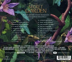 Dario Marianelli: The Secret Garden - film score album back cover