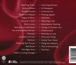 David Arnold and Michael Price: Dracula - Television Soundtrack album back cover