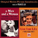 Francis Lai - A Man and A Woman and Live for Life soundtracks album CD cover