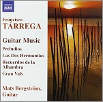 Francisco Tarrega: Guitar Music played by Mats Bergstrom - album cover