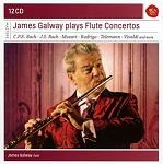 James Galway plays Flute Concertos - box set 12-CD cover