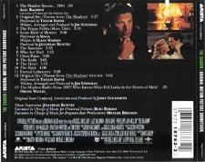 Jerry Goldsmith - The Shadow soundtrack CD back cover