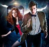Matt Smith & Karen Gillan in a BBC Doctor Who publicity image