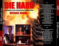 Michael Kamen: Die Hard soundtrack CD back cover