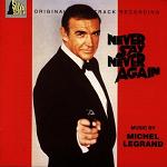 Michel Legrand: Never Say Never Again soundtrack CD cover
