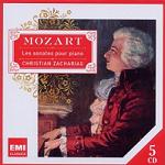 Wolfgang Amadeus Mozart: complete Piano Sonatas played by Christian Zacharias - 5 CDs box set cover