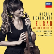 Nicola Benedetti: Elgar Vilion Concerto - album cover