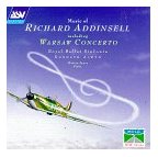 Richard Addinsell: The Warsaw Concerto, etc. CD cover
