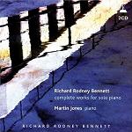 Richard Rodney Bennett: Complete Works for Solo Piano - double CD cover
