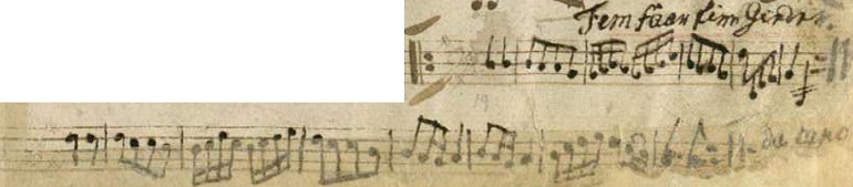 Fem Far Fire Geder - original manuscript