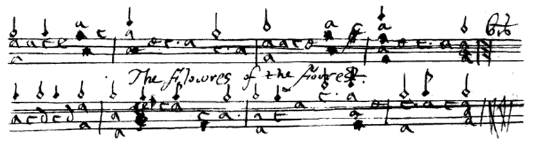 Flowers of the Forest - from the original Skene Manuscript